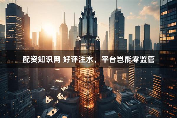 配资知识网 好评注水，平台岂能零监管